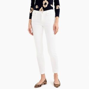 J Crew Toothpick Jean - white